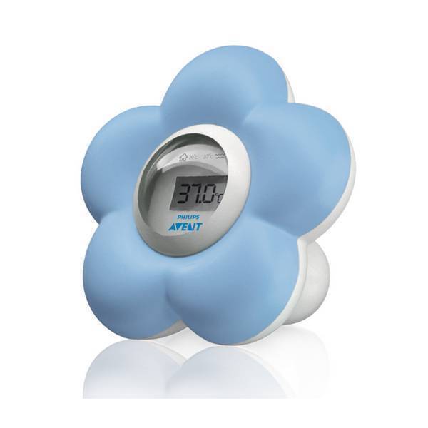 Avent - Thermomètre numérique - Bain et chambre - Fleur bleue Avent - Thermomètre numérique - Bain et chambre - Fleur bleue