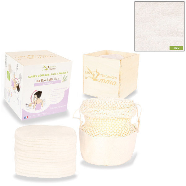 Les Tendances d'Emma - Kit Eco Belle bois carré écru Les Tendances d'Emma - Kit Eco Belle bois carré écru
