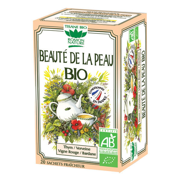 tisane beauté de la peau - tisane belle peau