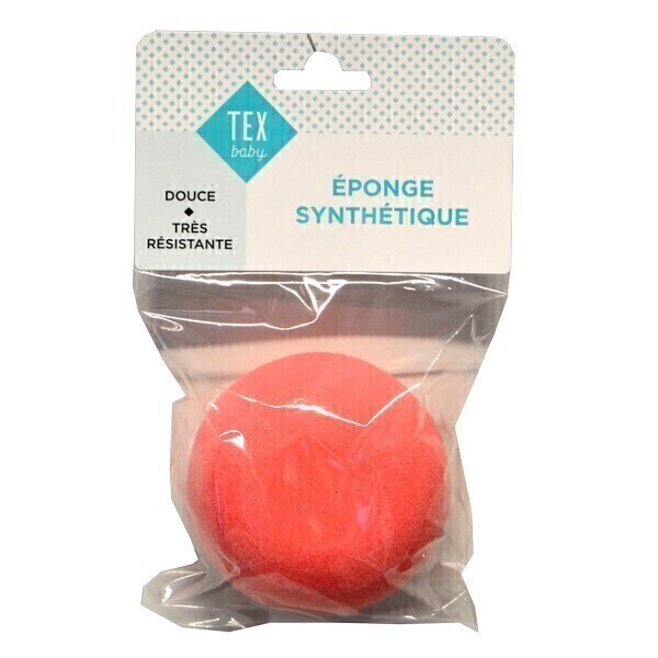 Tex Baby - Eponge synthétique Framboise Tex Baby - Eponge synthétique Framboise