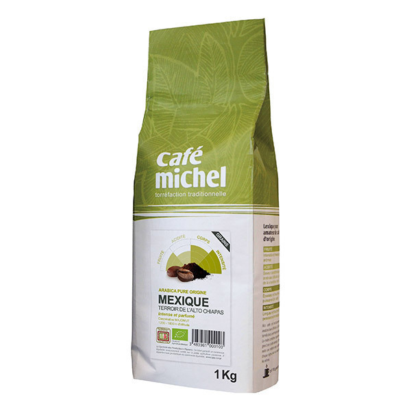 Café Michel - Café en grains Mexique Alto Chiapas 1kg Café Michel - Café en grains Mexique Alto Chiapas 1kg