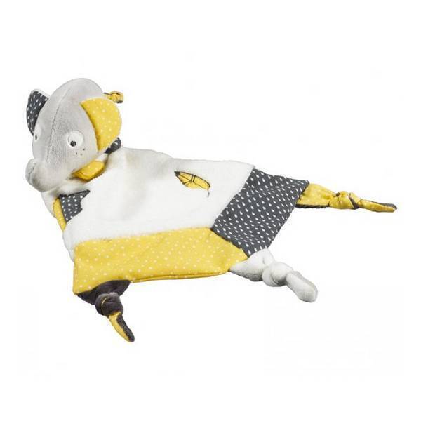 Sauthon - Doudou mouchoir éléphant Babyfan Sauthon - Doudou mouchoir éléphant Babyfan