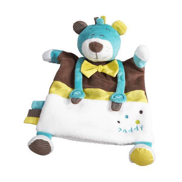 Sauthon - Doudou mouchoir Ourson Paddy Sauthon - Doudou mouchoir Ourson Paddy