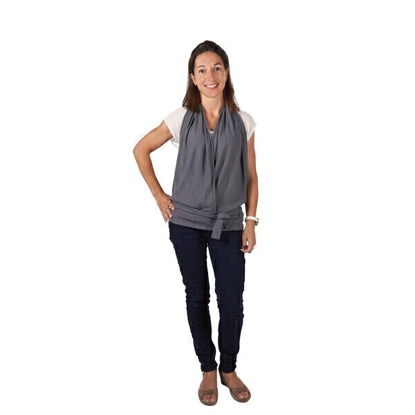 Candide - Top d'allaitement gris anthracite Candide - Top d'allaitement gris anthracite