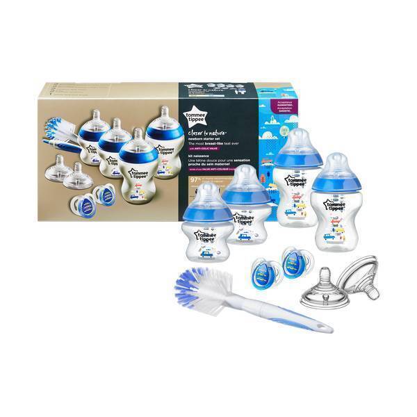 Tommee Tippee - Starter kit naissance Fille 0mois+ Bleu Tommee Tippee - Starter kit naissance Fille 0mois+ Bleu