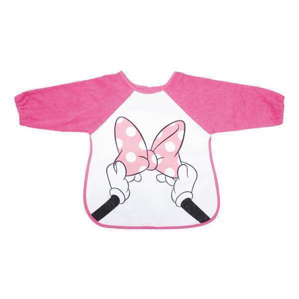 Disney Baby - Bavoir tablier rose - Noeud de Minnie - 18 mois + Disney Baby - Bavoir tablier rose - Noeud de Minnie - 18 mois +