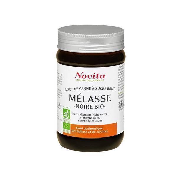 Novita - Mélasse Noire bio - 450 g Novita - Mélasse Noire bio - 450 g