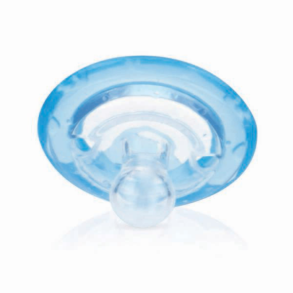 Nuby - Sucette Natural Flex™ Cerise - Bleu - 6-18mois Nuby - Sucette Natural Flex™ Cerise - Bleu - 6-18mois