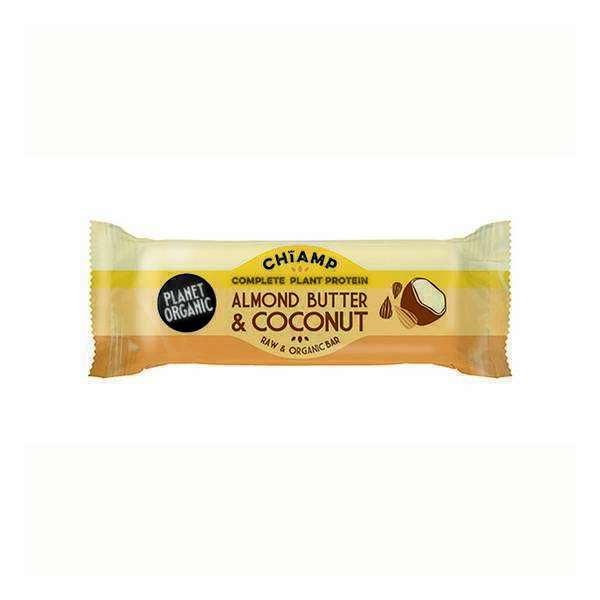 Planet Organic - Barre Protéinée Pâte d'Amandes Noix de Coco bio - 50 g Planet Organic - Barre Protéinée Pâte d'Amandes Noix de Coco bio - 50 g