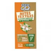 Aries - Sachets tiroirs anti-mites textiles senteur lavande x6