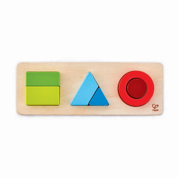 Hape - Puzzle géométrique recto verso - Dès 18 mois Hape - Puzzle géométrique recto verso - Dès 18 mois