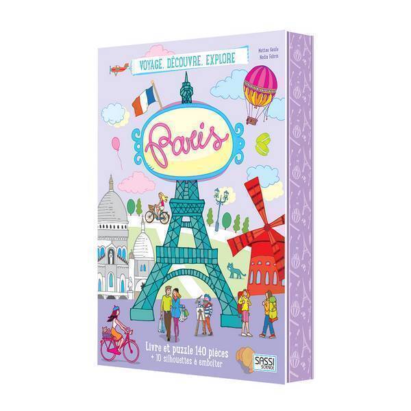 SASSI Junior - Livre et puzzle Voyage, découvre, explore: Paris - Dès 6 ans SASSI Junior - Livre et puzzle Voyage, découvre, explore: Paris - Dès 6 ans