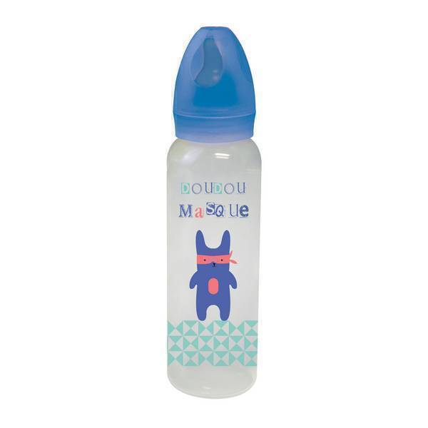 Tex Baby - Biberon - Débit variable 340ml Bleu 6-18 mois Tex Baby - Biberon - Débit variable 340ml Bleu 6-18 mois