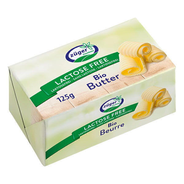 Zuger - Beurre sans lactose 125g