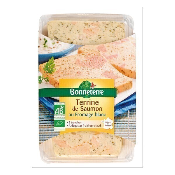 Bonneterre - Terrine de saumon au fromage blanc 2x60g