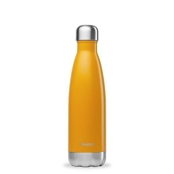 Qwetch - Bouteille isotherme inox Safran 50cl