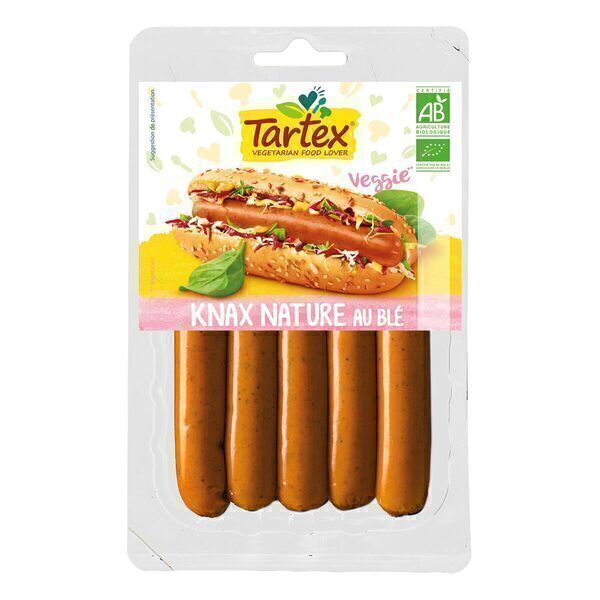 Tartex - Knacks veggie nature x5 200g