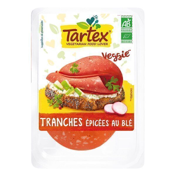 Tartex - Tranches veggie façon salami 100g