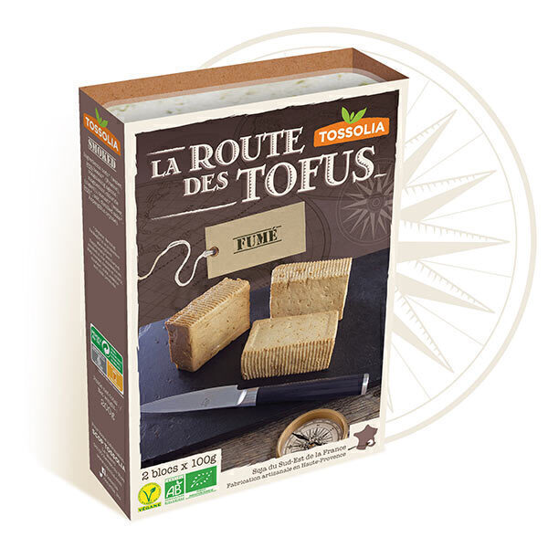 Tossolia - Tofu fumé 2x100g Tossolia - Tofu fumé 2x100g