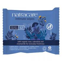 Natracare - Lot de 3 x 12 Lingettes intimes 100% Coton Bio