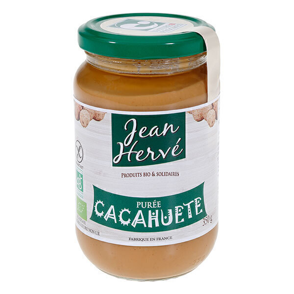 Jean Hervé - Lot de 3 purées de cacahuètes 350g