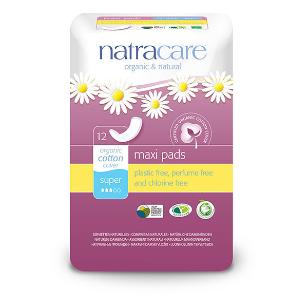 Natracare - Lot de 3 x Serviettes hygiéniques supers Natracare - Lot de 3 x Serviettes hygiéniques supers