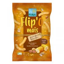Pural - Biscuits apéritifs Flip'o maïs cacahuète 100g