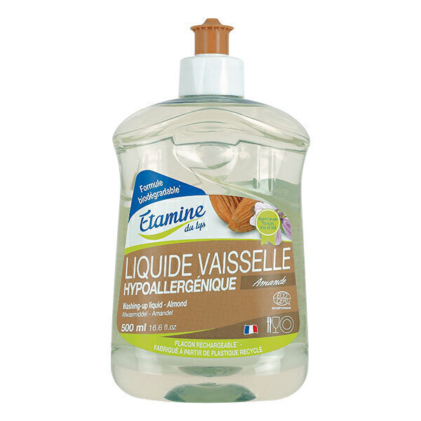 Etamine du Lys - Liquide vaisselle hypoallergénique amande 500 ml