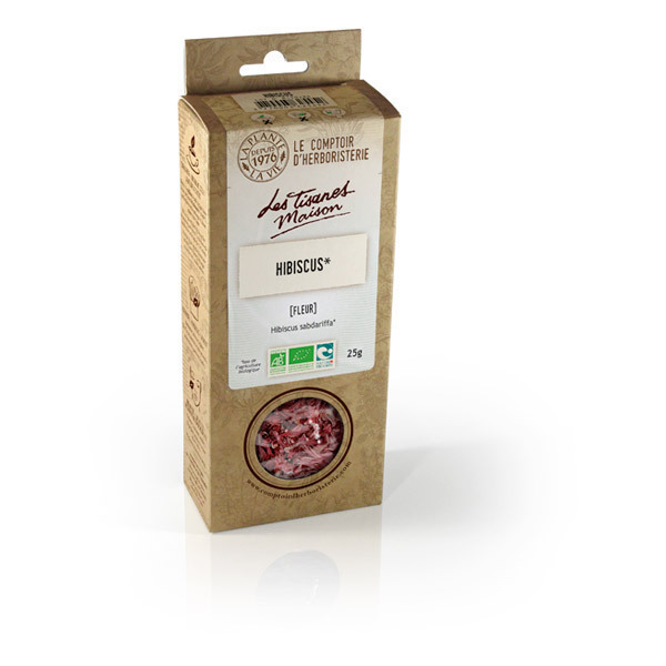 Le Comptoir d'Herboristerie - Tisane Hibiscus bio fleur 25g Le Comptoir d'Herboristerie - Tisane Hibiscus bio fleur 25g