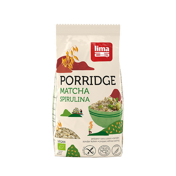 Lima - Express Porridge spiruline matcha - 350 g
