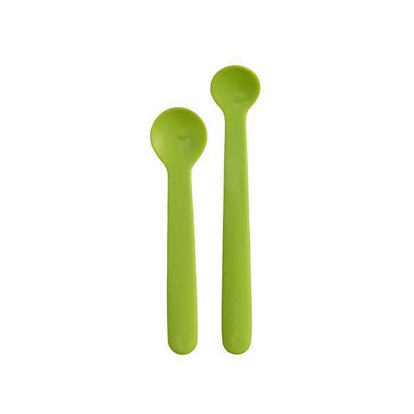 Tex Baby - Lot de 2 cuillères douces - Vert anis - 4mois+ Tex Baby - Lot de 2 cuillères douces - Vert anis - 4mois+