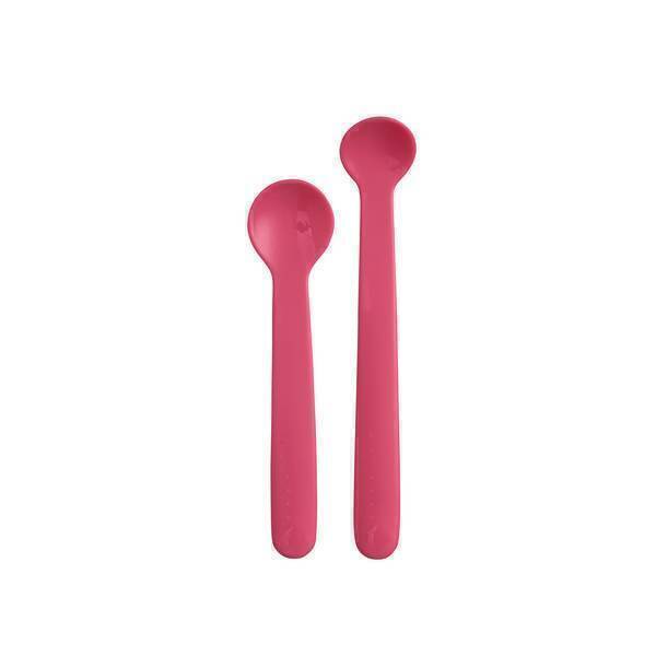 Tex Baby - Lot de 2 cuillères douces - Rose - 4mois+ Tex Baby - Lot de 2 cuillères douces - Rose - 4mois+