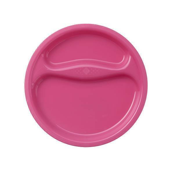 Tex Baby - Assiette creuse compartimentée - Rose Tex Baby - Assiette creuse compartimentée - Rose